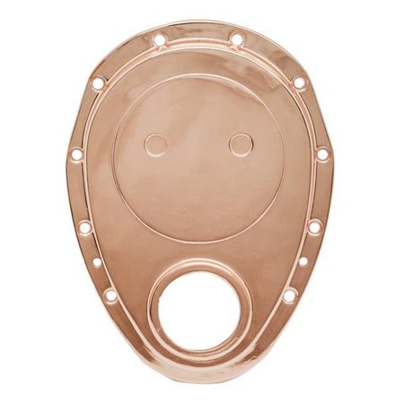 HANDS ON Aluminum Timing Chain Cover for Chevy Small Block 283 -350- Copper HA1320784